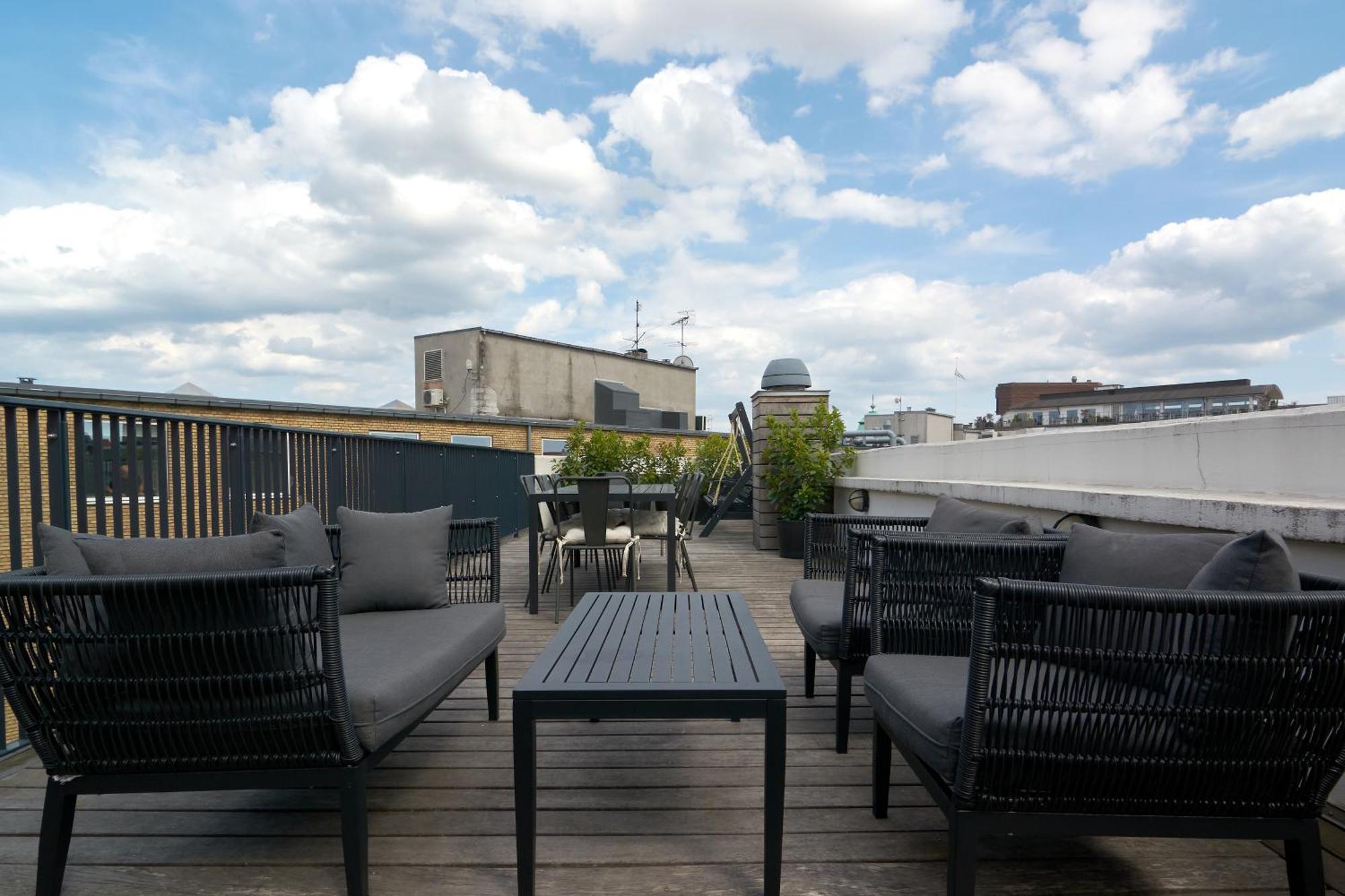 Luxury Penthouse - Private Balcony - Heart Of Copenhagen Apartman Kültér fotó